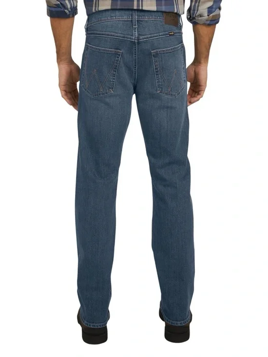 Men’s Wrangler Free-To-Stretch Regular Fit W/98% Cotton 2 % Elastic 40x30 BNWT - Picture 3 of 7